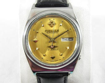 vintage an・an no.21 Original Vintage CITIZEN 21 Jewels Automatic Day Date Japan Made