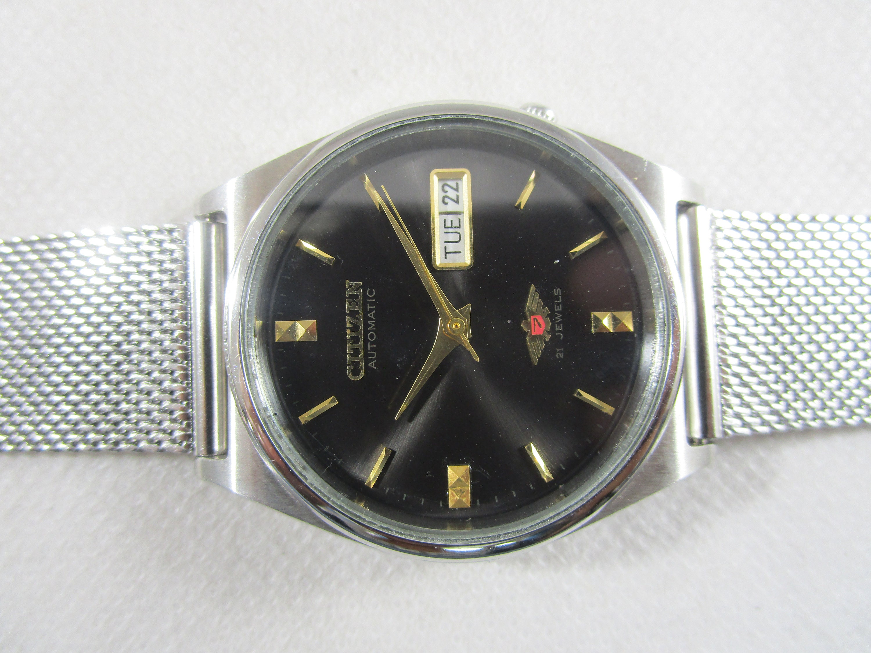 Original CITIZEN 21 JEWELS Day-date Automatic Japan Made Wrist