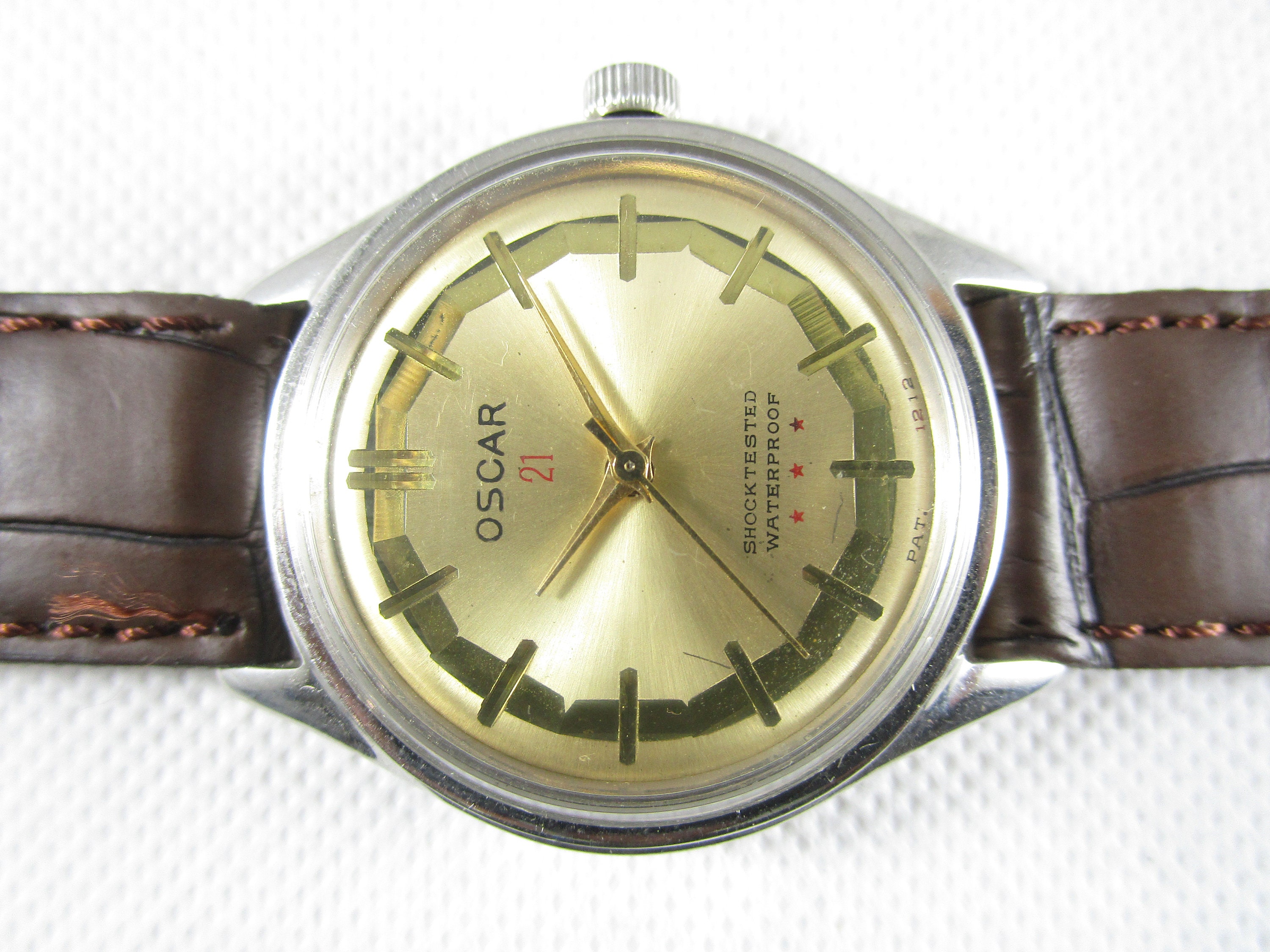 Original OSCAR 21 SHOCKTESTED Mech. Winding Gent's Watch #Z733 - Etsy