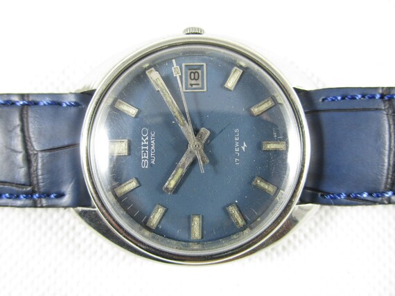 Original VINTAGE SEIKO 5 17 JEWELS Date Automatic… - image 1