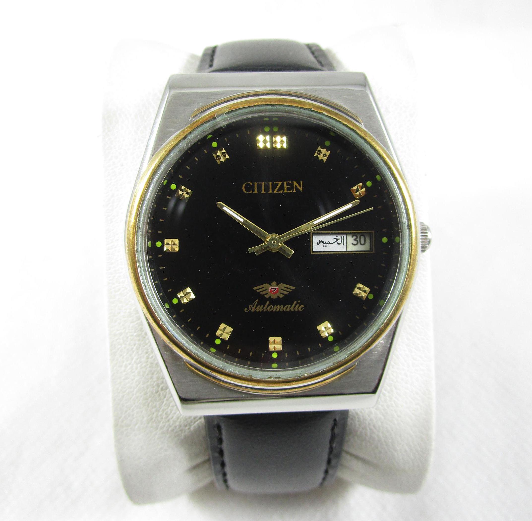 Vintage CITIZEN 21 JEWELS Automatic Day Date Japan Made Watch