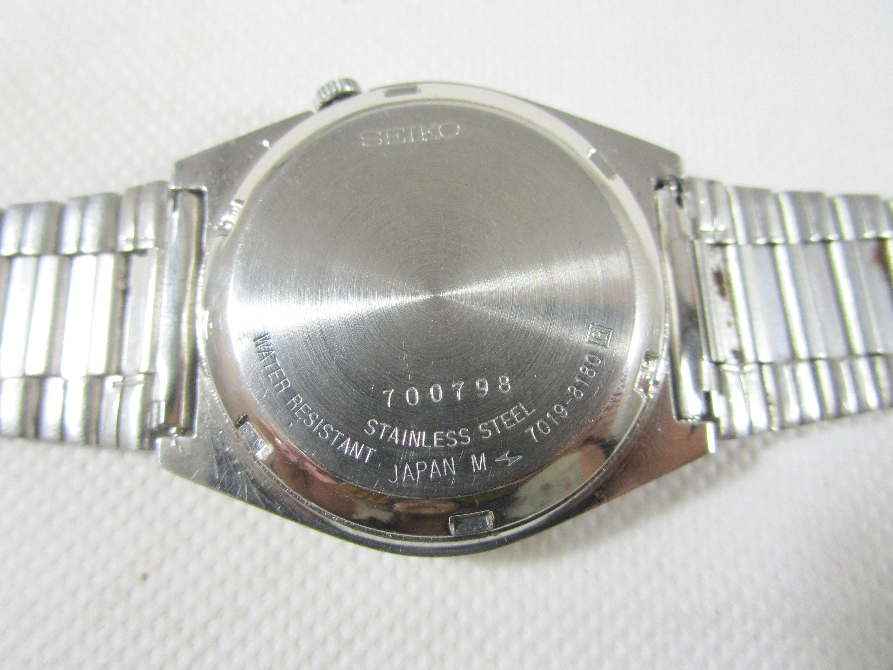 Original VINTAGE SEIKO 5 21 JEWELS Day-date Automatic Japan Made