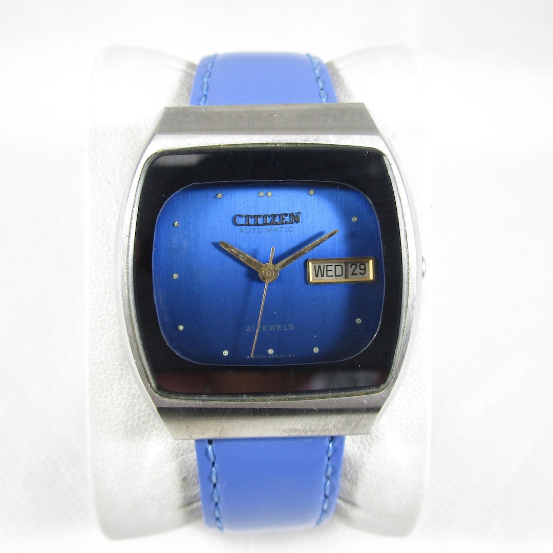 Citizen r 21 腕時計 　Detouripple。 Vintage CITIZEN 21 JEWELS Automatic Day Date Japan Made Watch