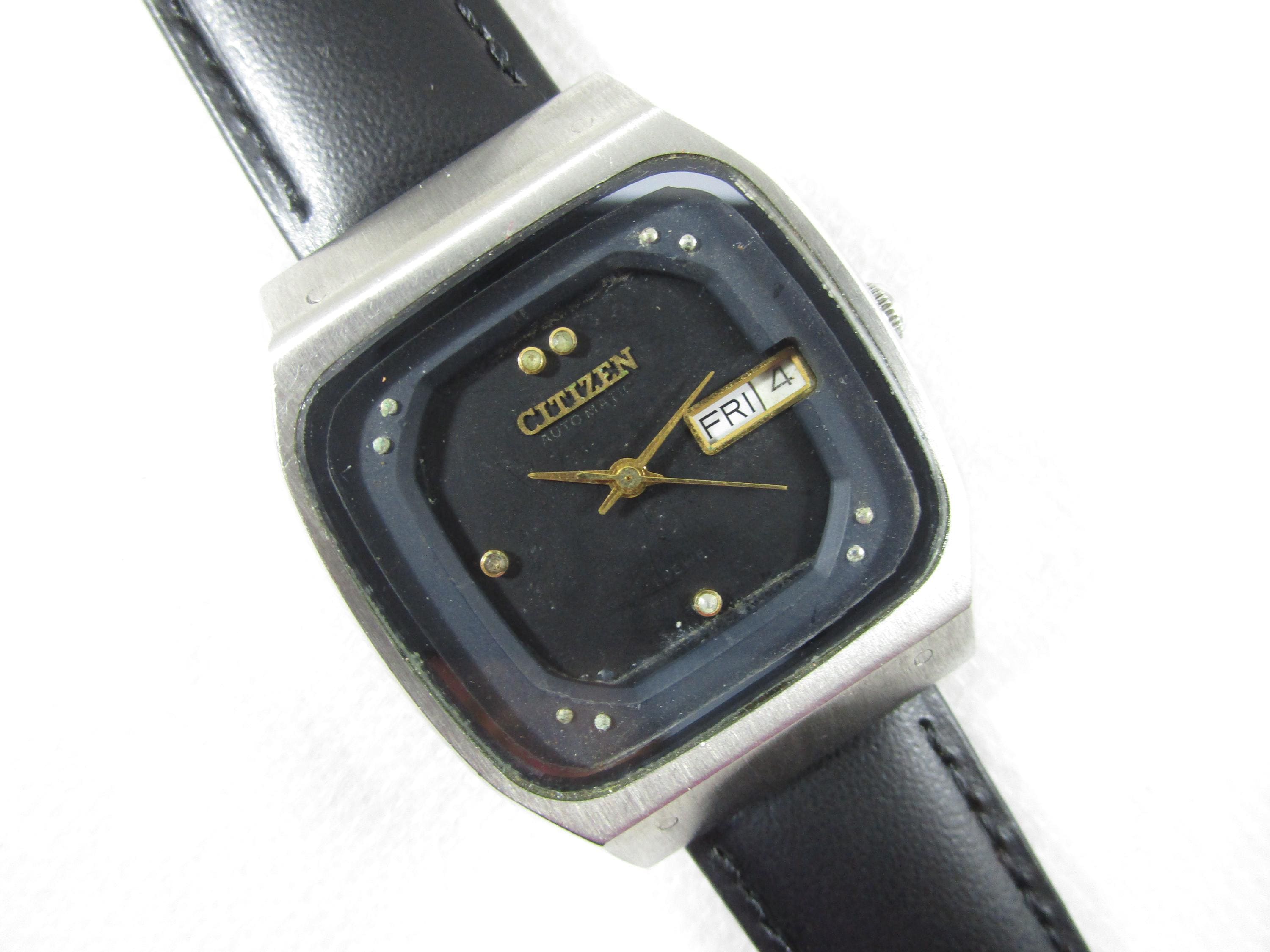 レトロ⭕昭和63年購入 ⭕ セジュール・クリング⭕CITIZEN Vintage CITIZEN 21 Jewels Automatic Day Date Japan Made Watch