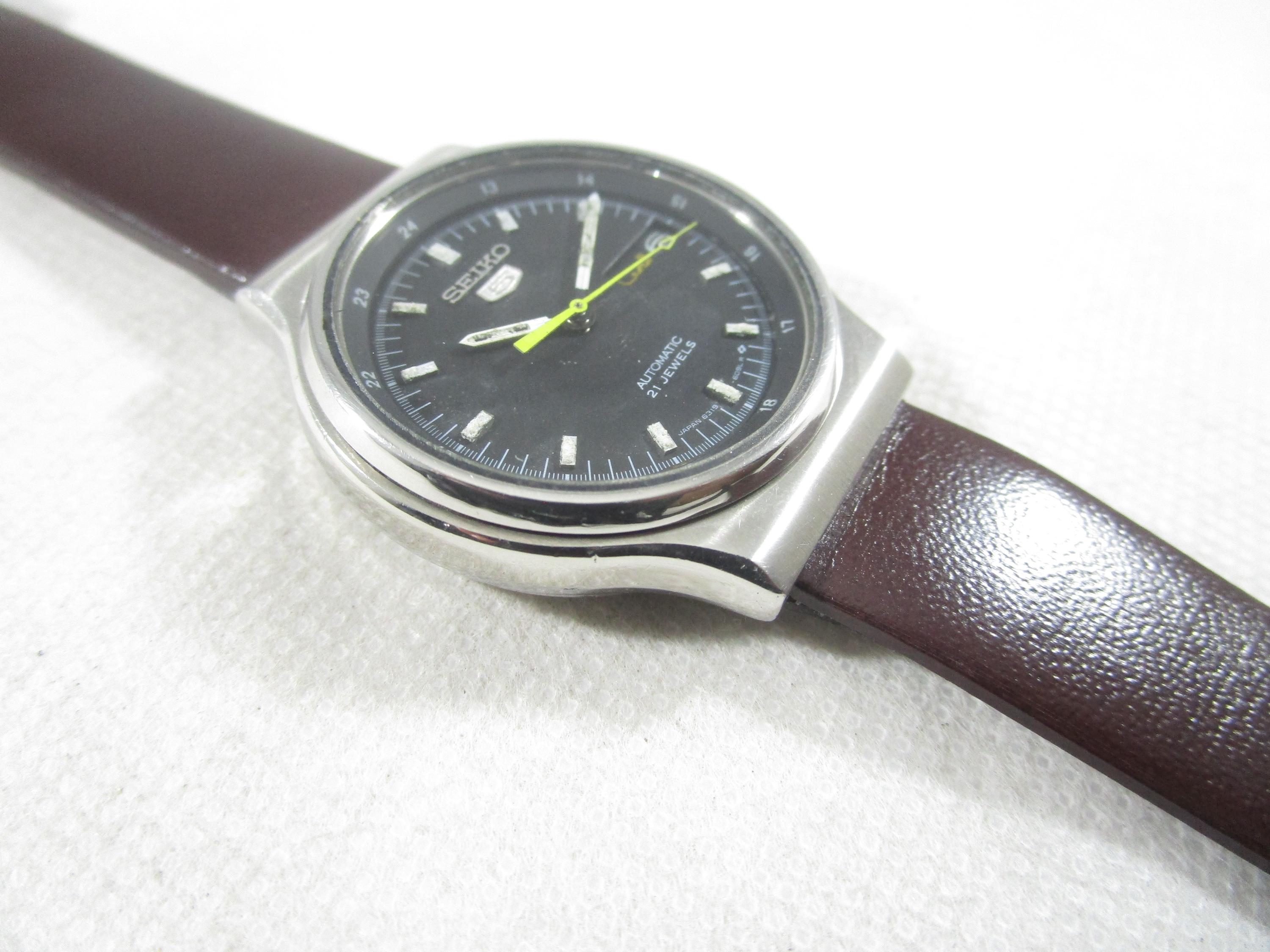 Original VINTAGE SEIKO 5 Automatik 21 JEWELS Day Date Japanische Armbanduhr C331 Etsy
