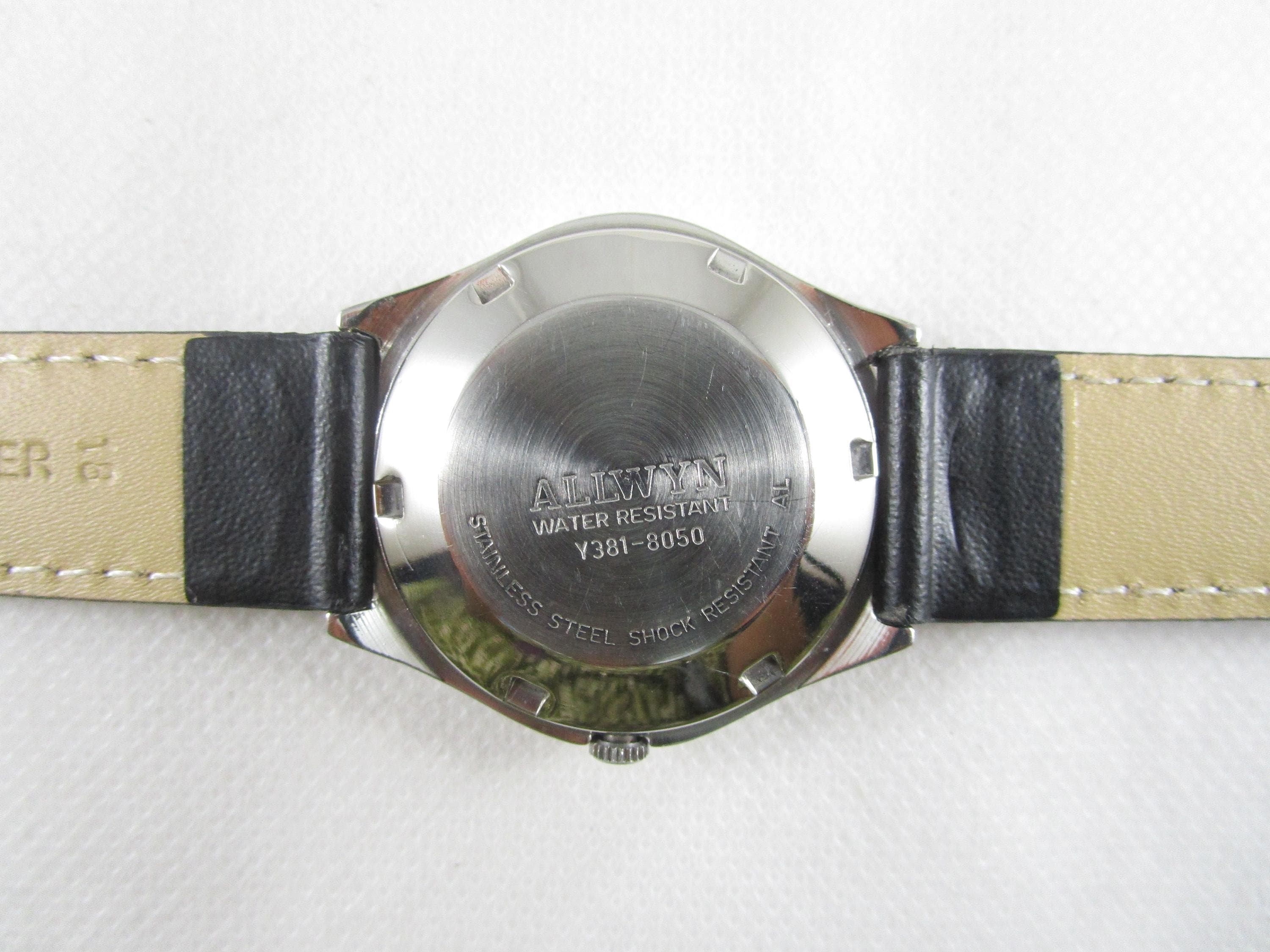 Original ALLWYN 21 Jewels Automatic DAY DATE Japanese Wrist Gent's ...