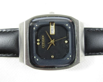 Vintage CITIZEN 21 Jewels Automatic Day Date Japan Made Watch