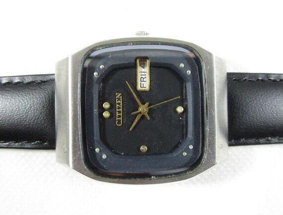 Vintage CITIZEN 21 Jewels Automatic Day Date Japan Made Watch