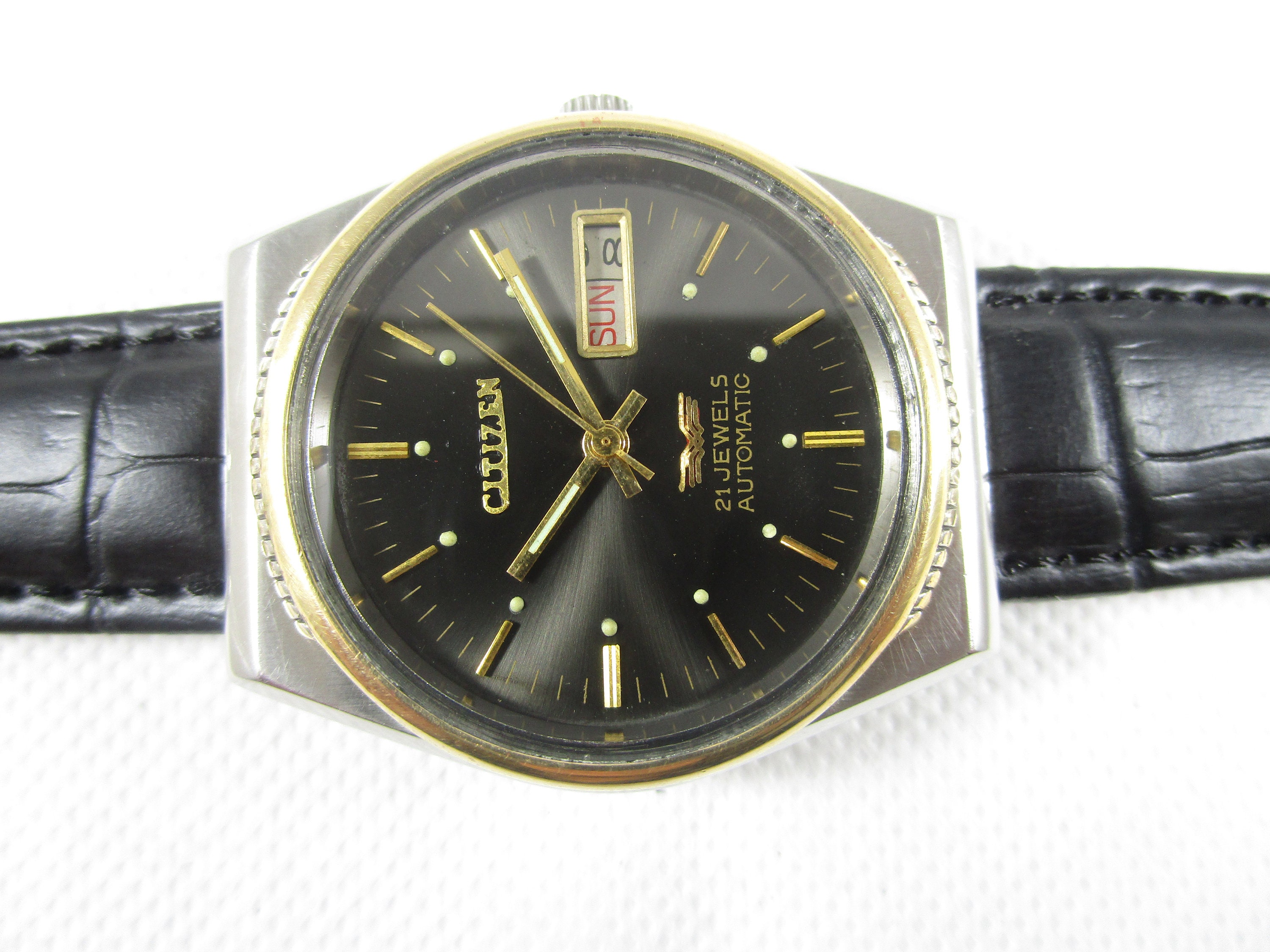 時計 CITIZEN vintage Watch Original Vintage CITIZEN 21 Jewels Automatic Day-date Japan