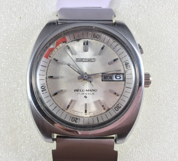 Buy Seiko Bell-matic 17 Jewels Automatic Alarm Japanese Watch Online in  India - Etsy