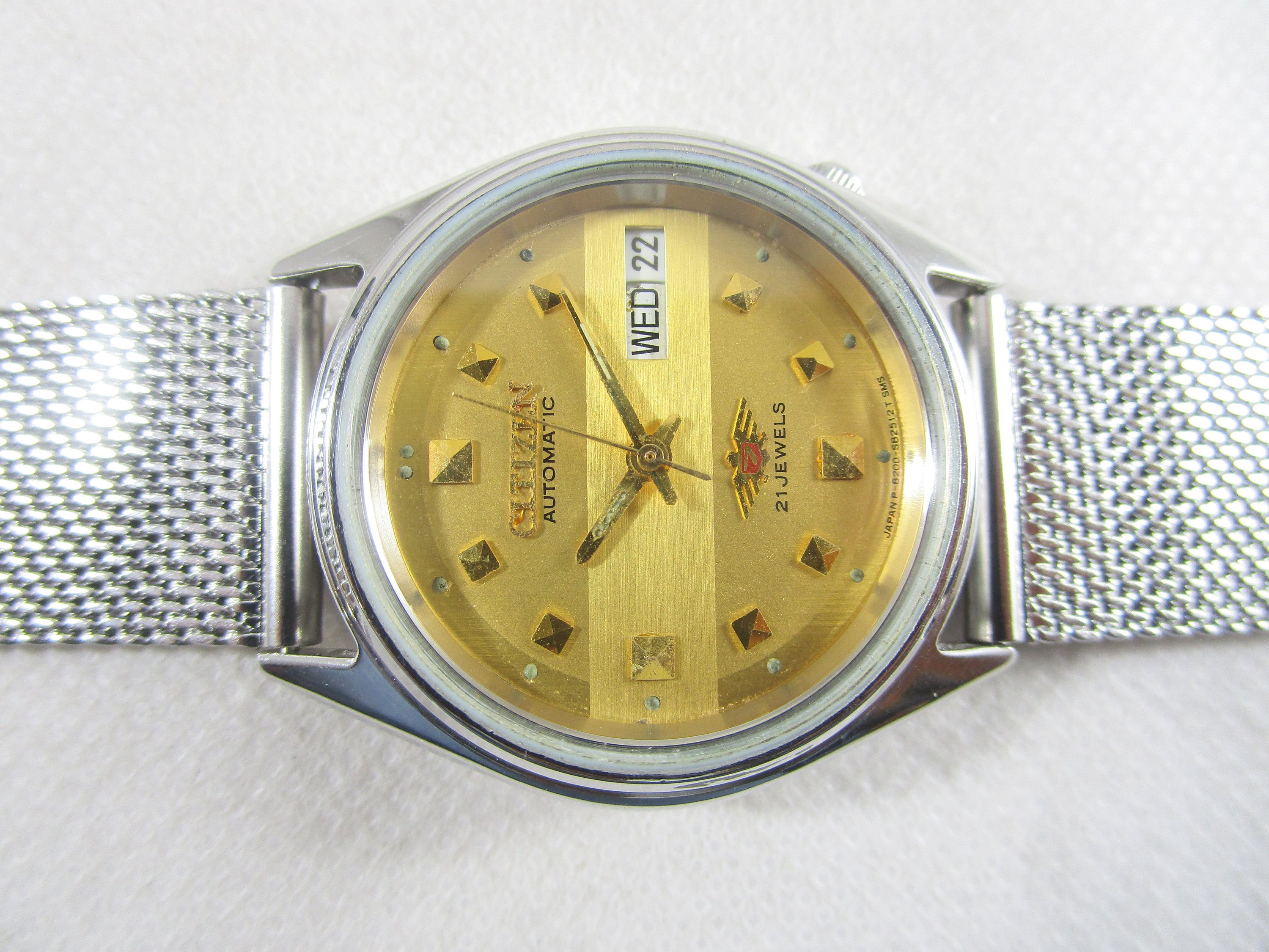 Original CITIZEN 21 JEWELS Day-date Automatic Japan Made Wrist