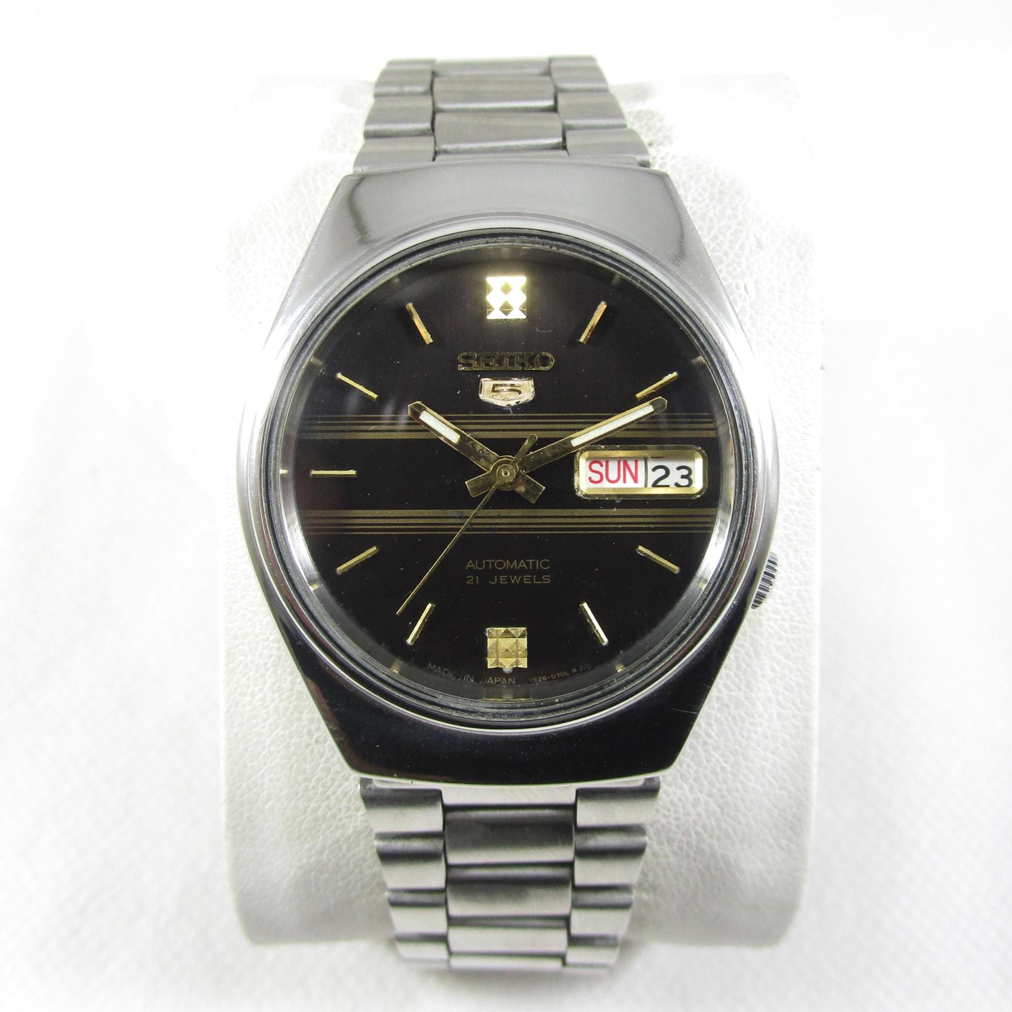 オリジナルヴィンテージ セイコー5 デイデイト 自動巻き 日本製