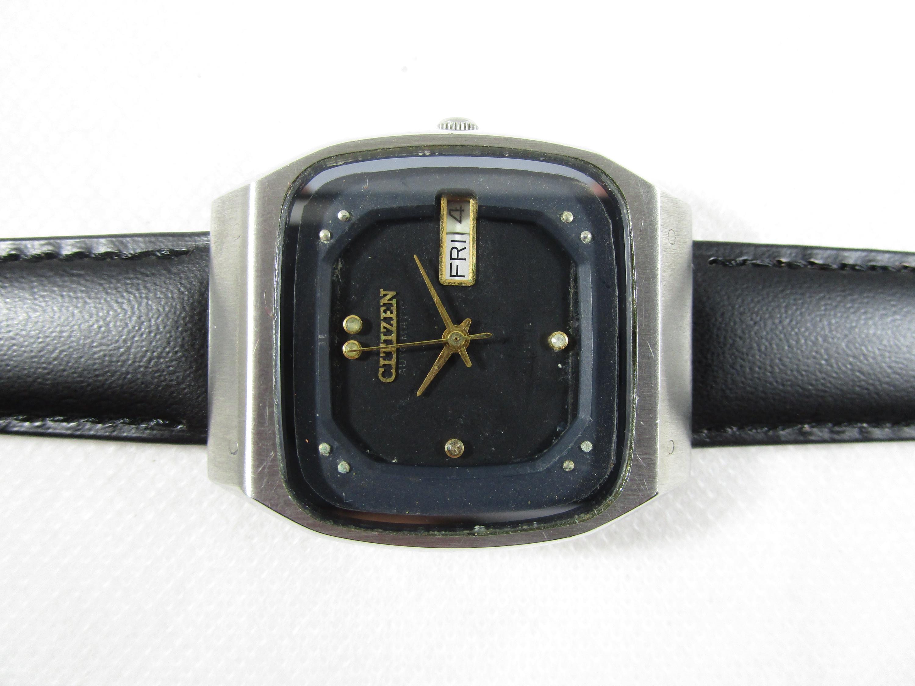 Vintage CITIZEN 21 Jewels Automatic Day Date Japan Made Watch