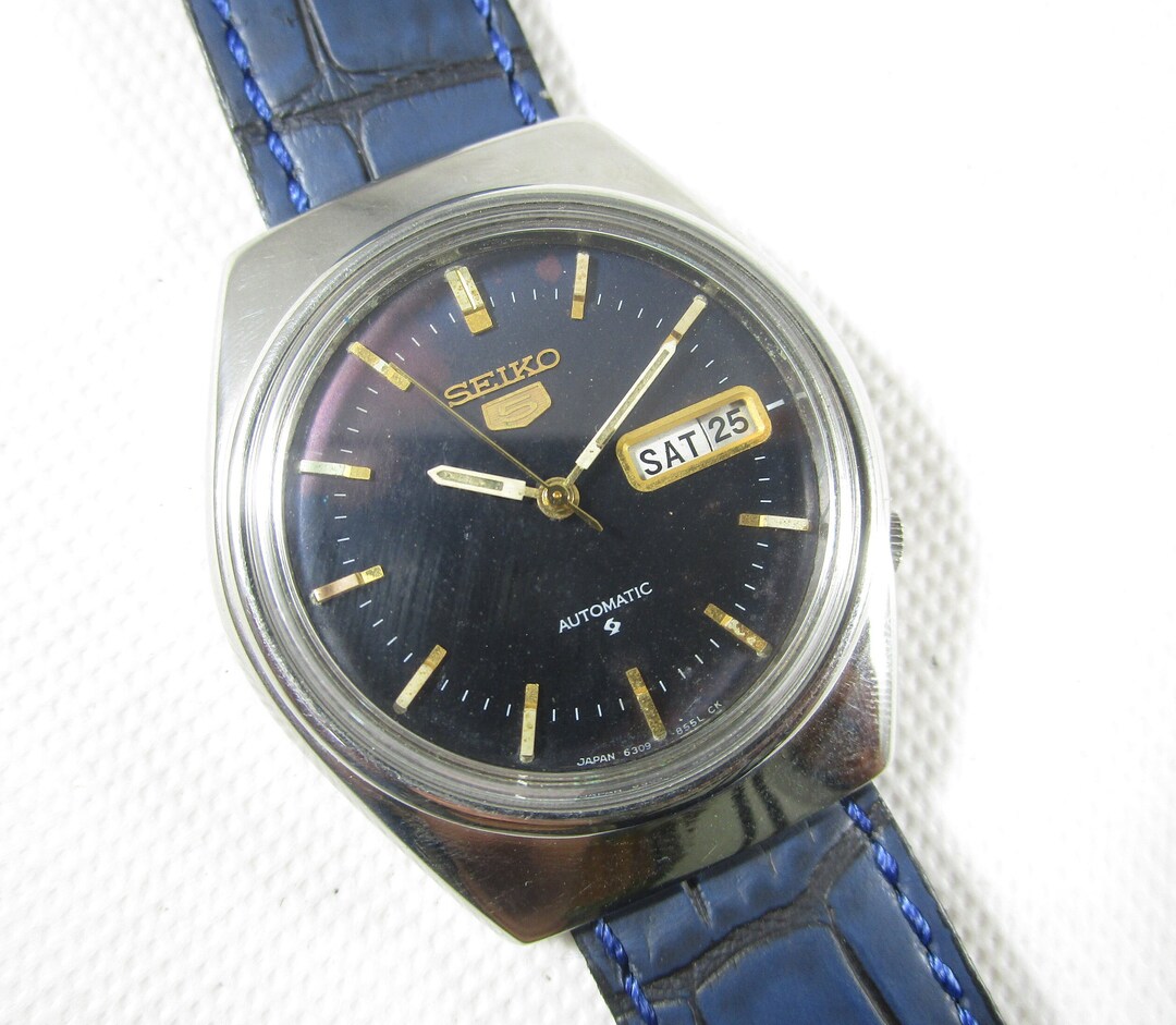 ORIGINAL SEIKO 5 Automatic Day Date Japanese Wrist Gent s Vintage Watch Z20 Etsy Canada