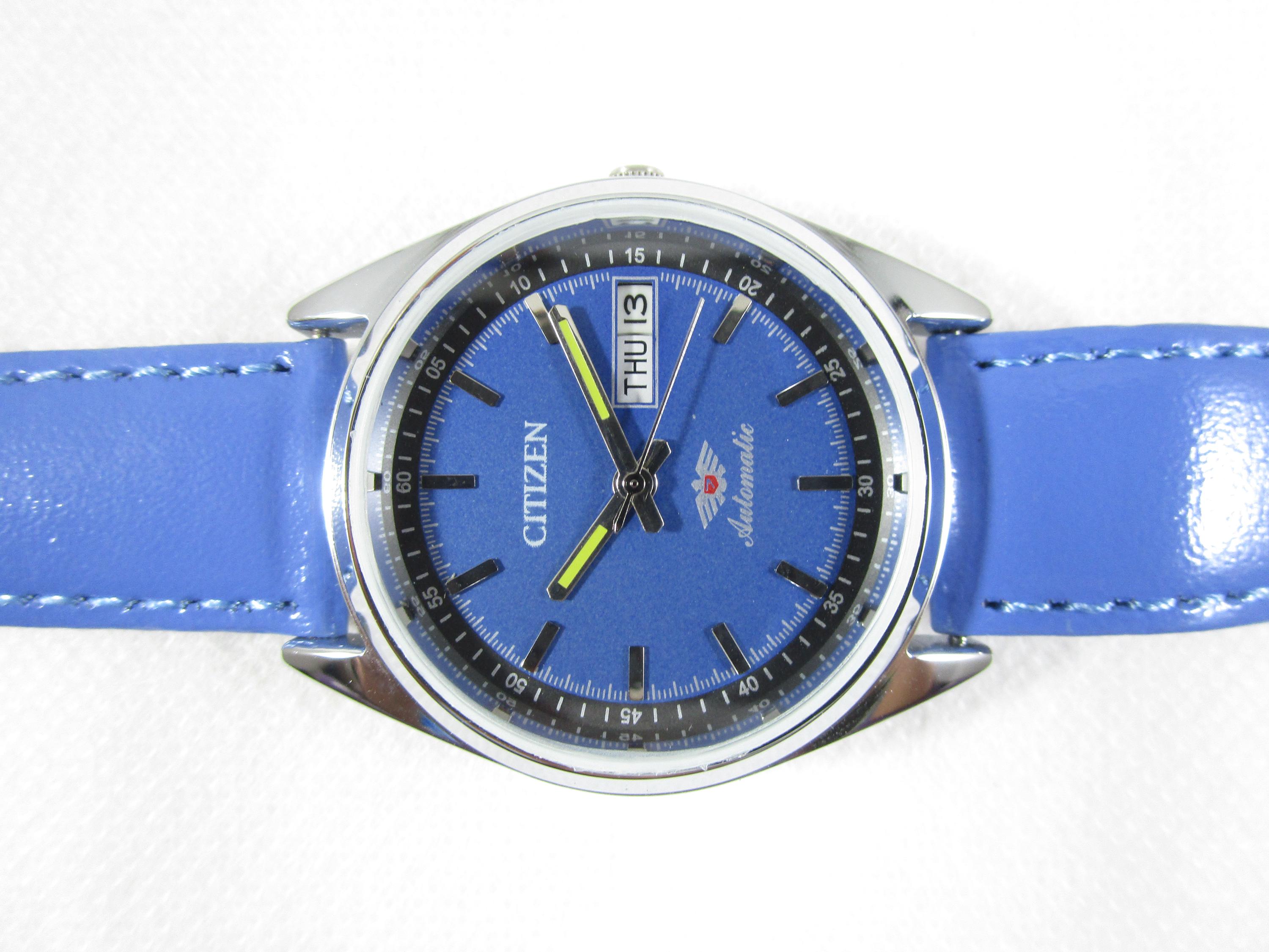 Vintage CITIZEN 21 Jewels Automatic Day Date Steel Case Japan Made