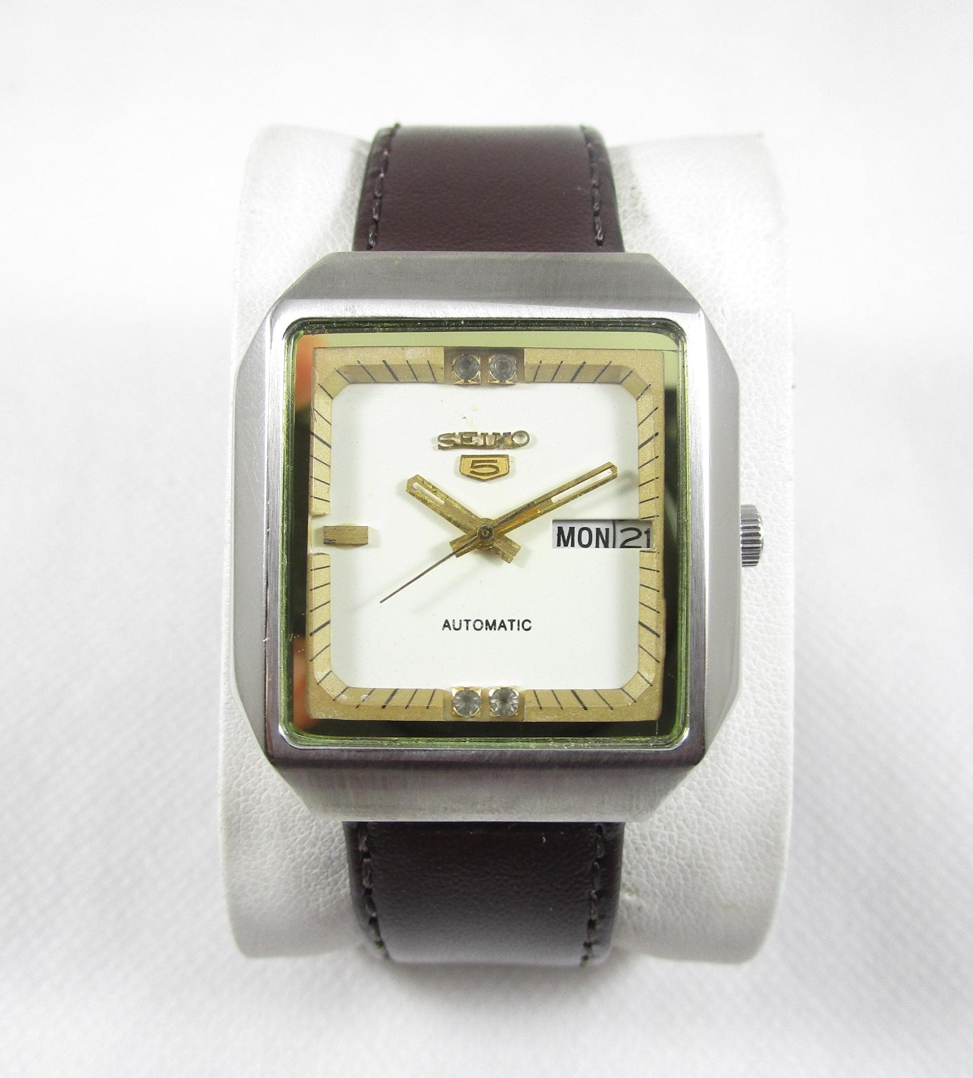 VINTAGE SEIKO 5 Day-date Automatic Japan Made Wrist Watch#c409 - Etsy