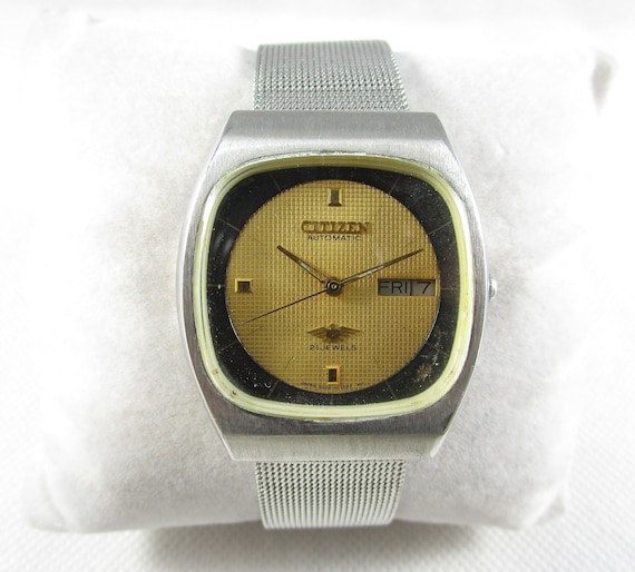 Original CITIZEN 21 JEWELS Day-date Automatic Japan Made Wrist