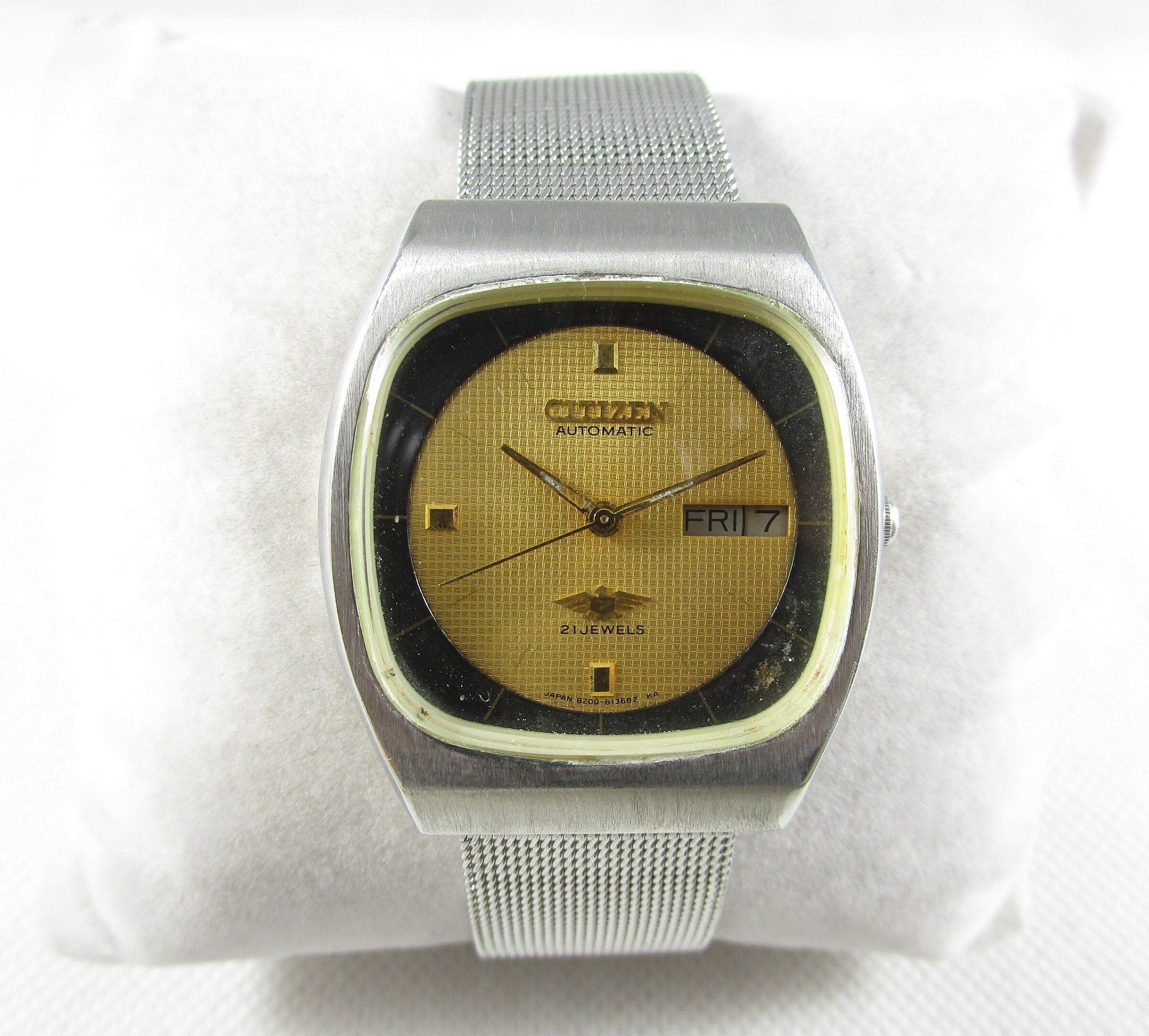 オリジナル CITIZEN 21 JEWELS デイデイト 自動巻き 日本製