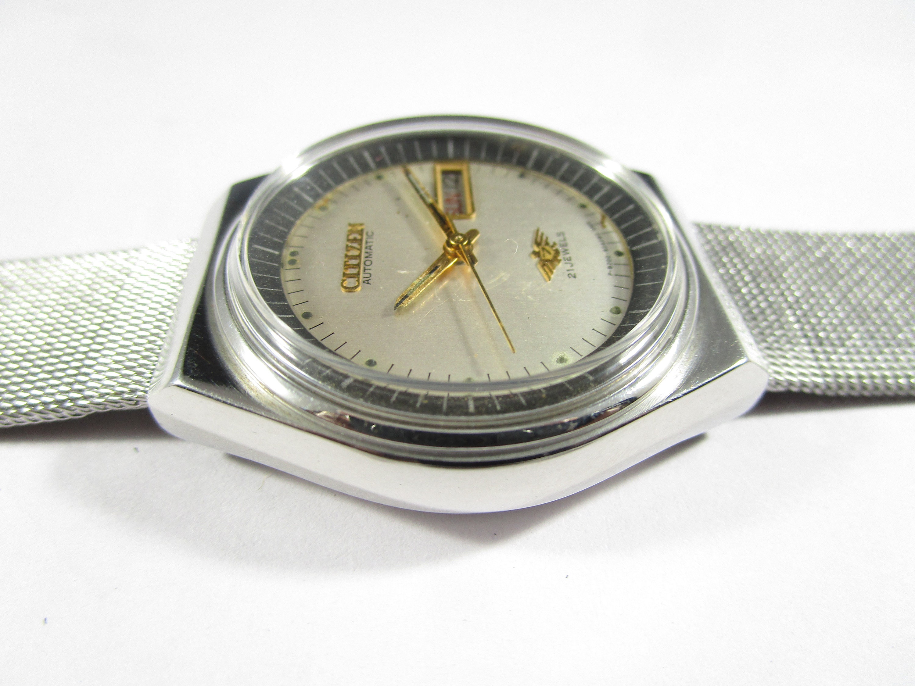 Original CITIZEN 21 JEWELS Day-date Automatic Japan Made Wrist