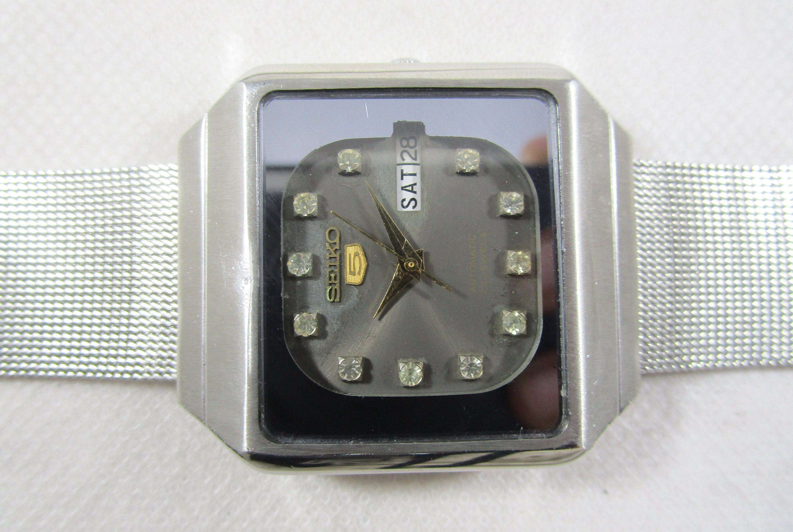 Vintage SEIKO 5 23 Jewels Automatic Day Date Japanese Wrist Gent's