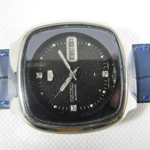 Stock Clearance Original SEIKO 5 Automatic Day Date Japanese Wrist Vintage Watch# X969