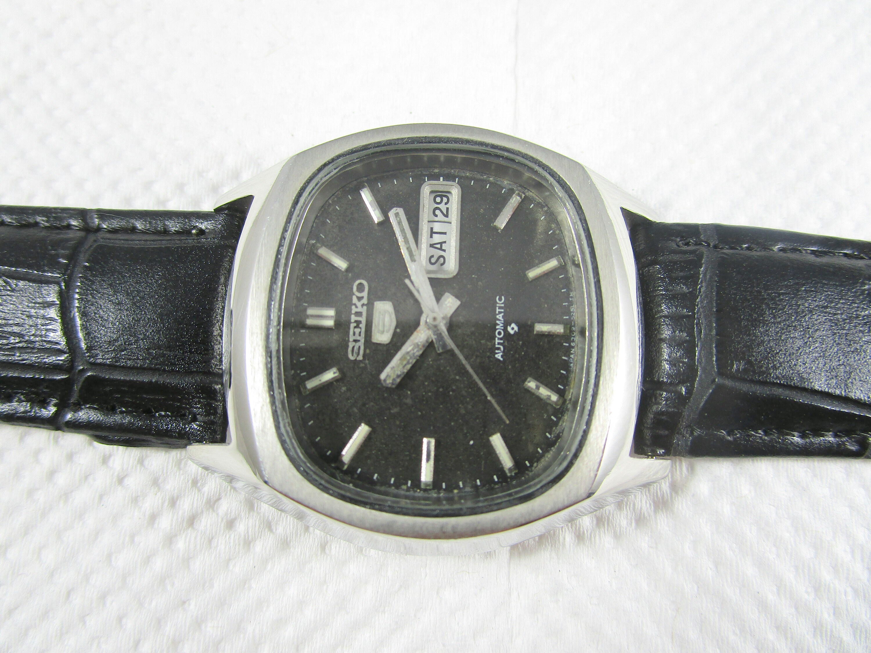 Original RARE Unusual SEIKO Automatic Cal.6309 Japanese Wrist