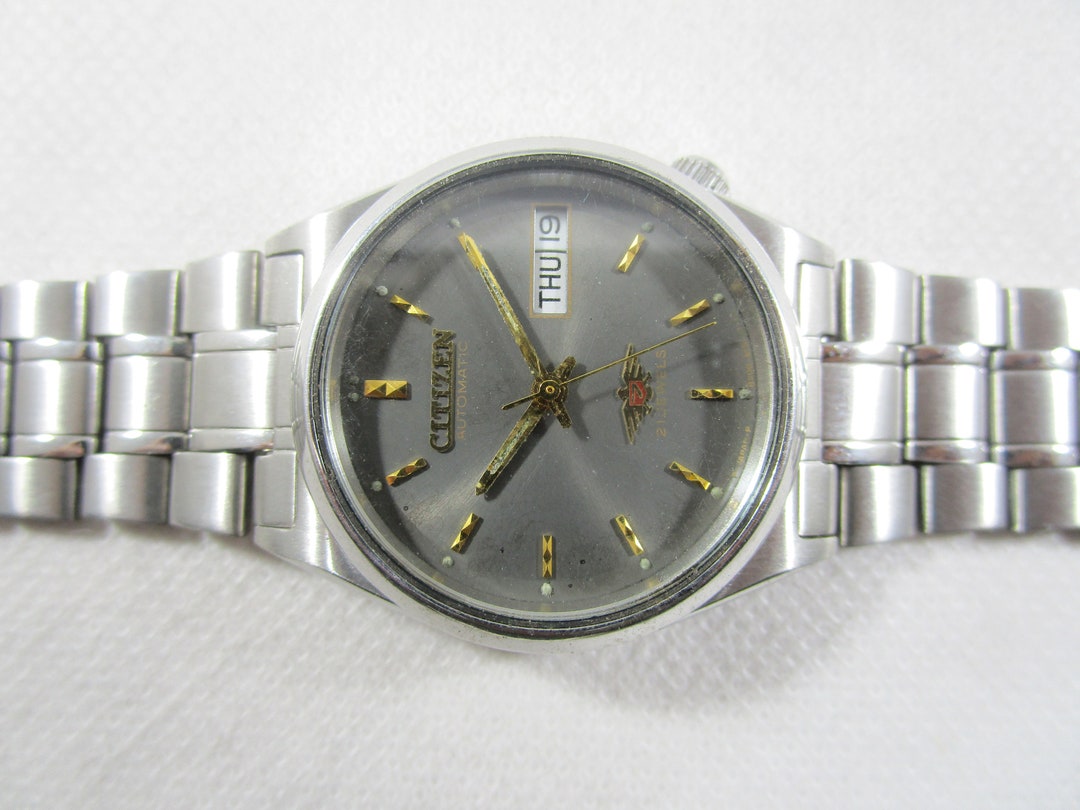 Original CITIZEN 21 JEWELS Day-date Automatic Japan Made Wrist