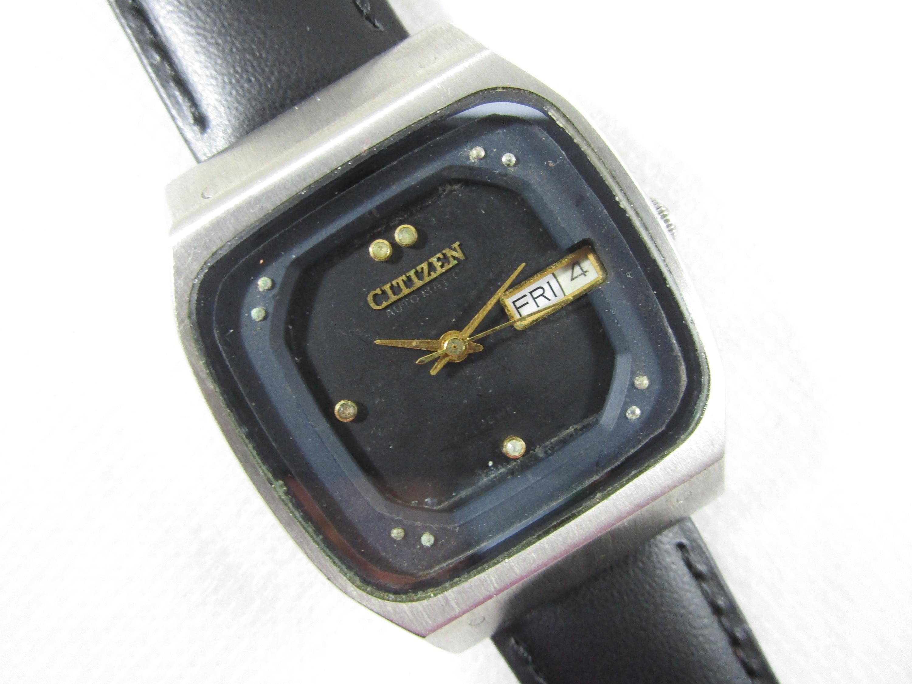 Vintage CITIZEN 21 Jewels Automatic Day Date Japan Made Watch