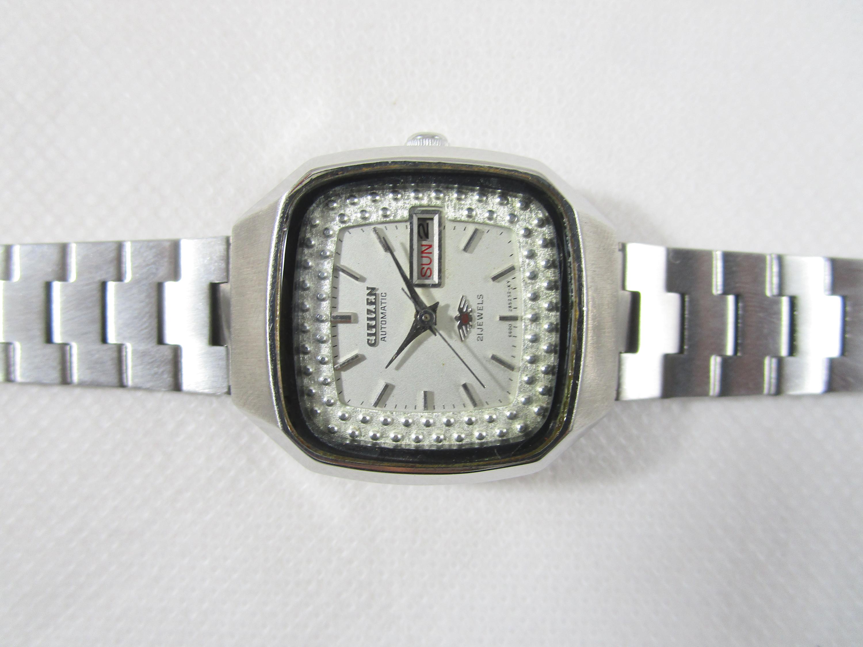 Vintage CITIZEN 21 Jewels Automatic Day Date Japanese Wrist WOMEN