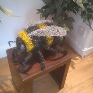 Giant Bumblebee wire sculpture