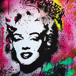 Graffiti art, street art, graffiti, art print, spray paint, urban art, stencil art, pop art, art