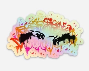 Hand van Graffiti Urban Sticker