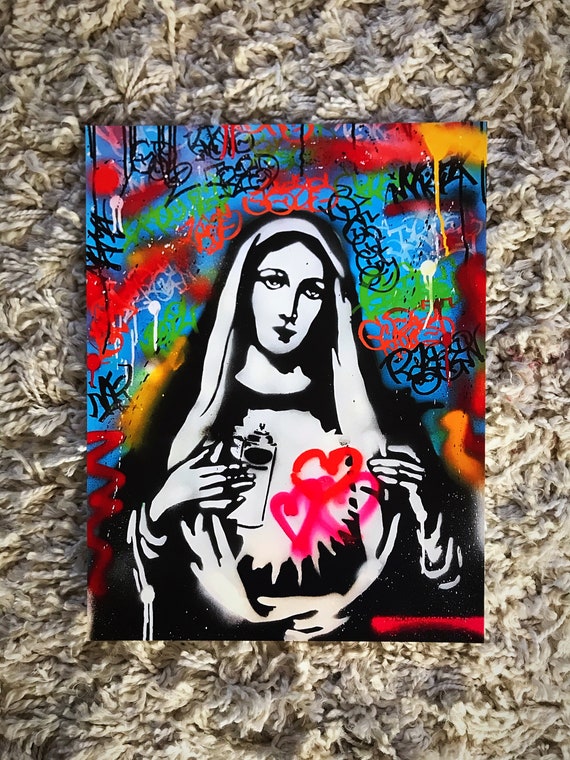 Graffiti art, street art, graffiti, art print, spray paint