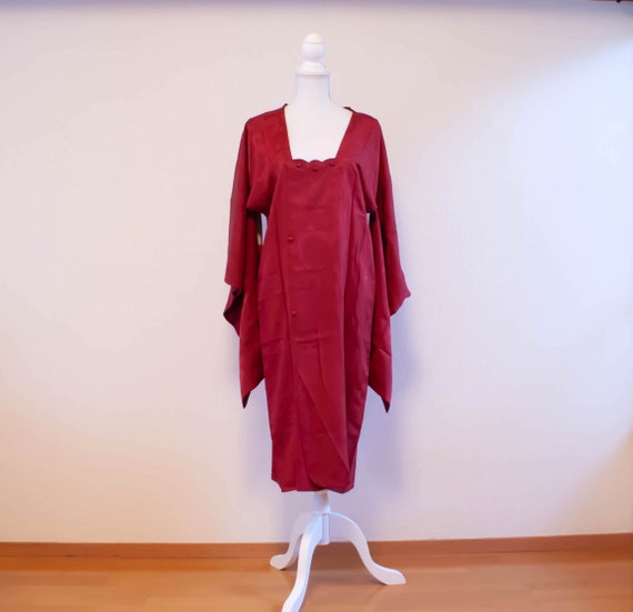 Pink Michiyuki / kimono coat / long jacket / vinta