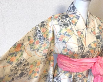 Kimono/japanischer Kimono/Single/Komon/Vintage-Kimono/Kimono-Robe/Kimono-Kleid/japanische Kleidung/traditionelle Kleidung/Nachtmode/japanisch