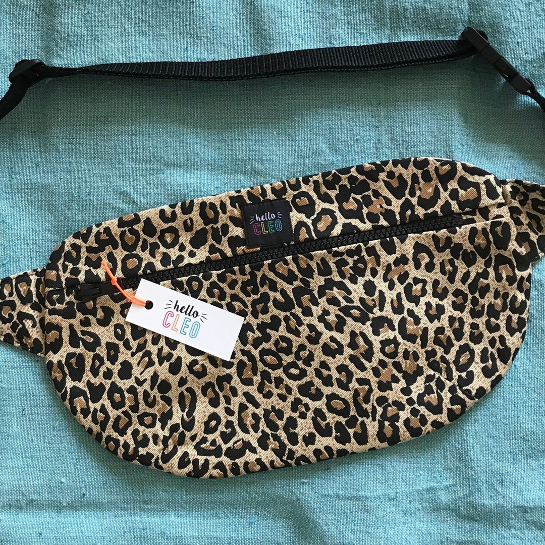 NEW Leopard Print Bum Bag, Belt Bag, Festival Wear, Crossbody Bag Etsy
