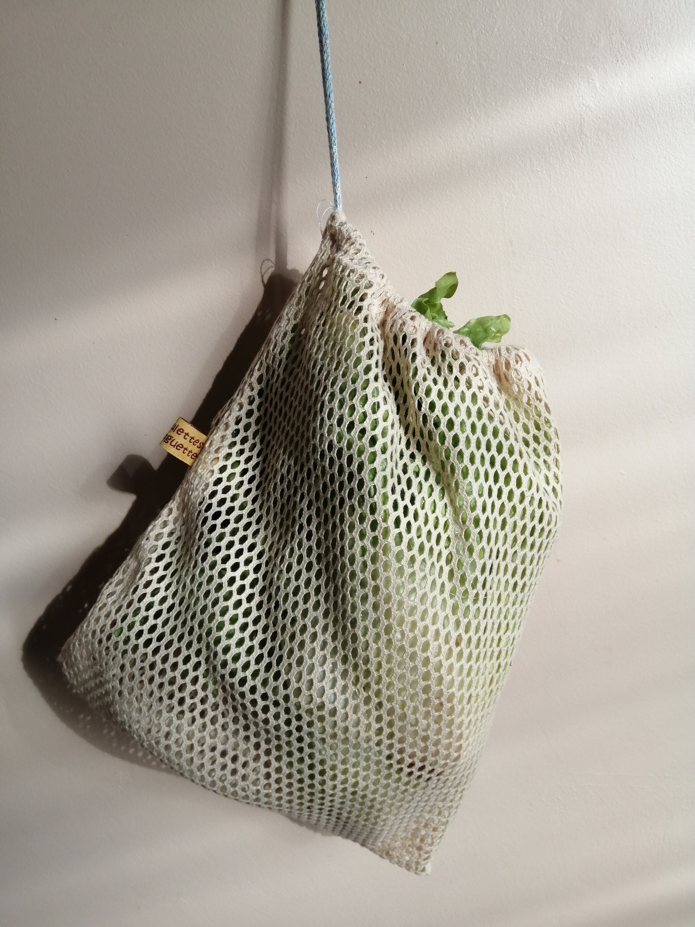 Mesh Shopping Bag, Silver