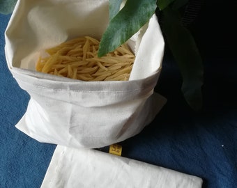 Trio de Pochons en coton / Sac à Vrac / Emballage cadeau / zero déchet / zero waste