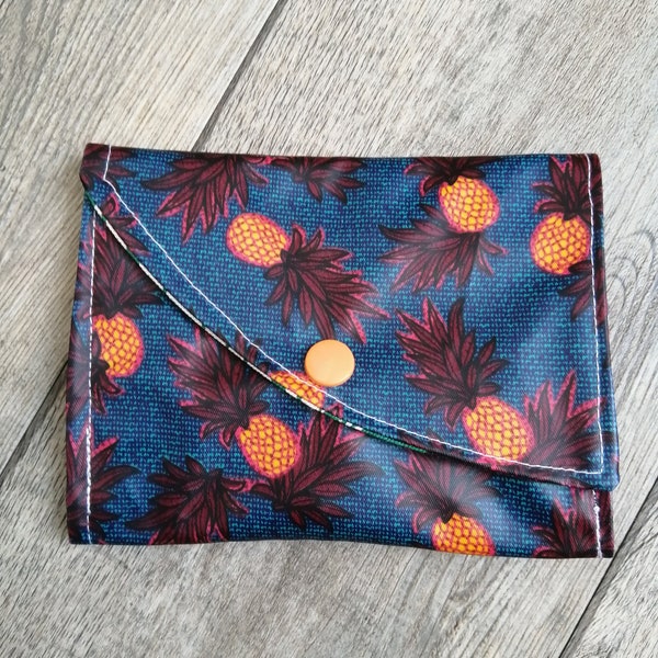 Pochette à barrettes / Etui à barrettes - rangement barrettes *ananas pineapple*