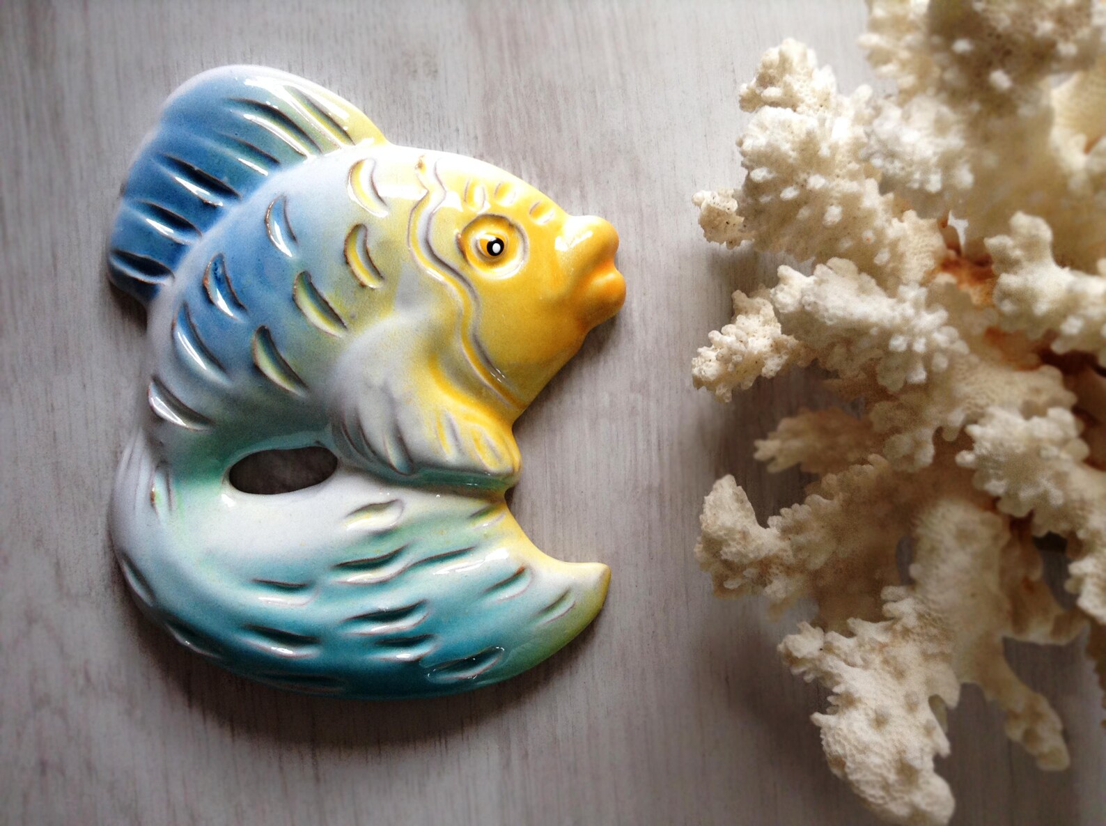 Fish Ceramic Wall Hangings Sardinia Ceramics Wall Etsy