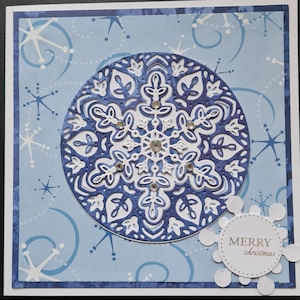 Sizzix Thinlits  Layered Snowflake - 6 dies - background
