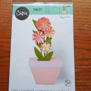Vaso per piante pop-up Sizzix - 9 fustelle # 664360