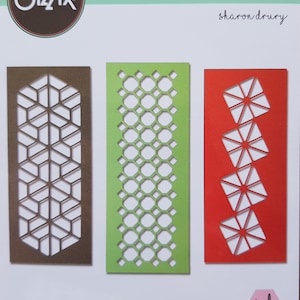 Geometric shaped cut-out panels &#39;Geo Trio&#39; - 3 Sizzix dies