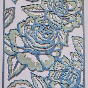 Sizzix Thinlits Floral Lattice - Fustelle Rose - sfondo
