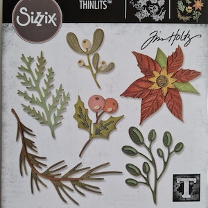 Large Funky Festive  - 6 Christmas dies - Tim Holtz design