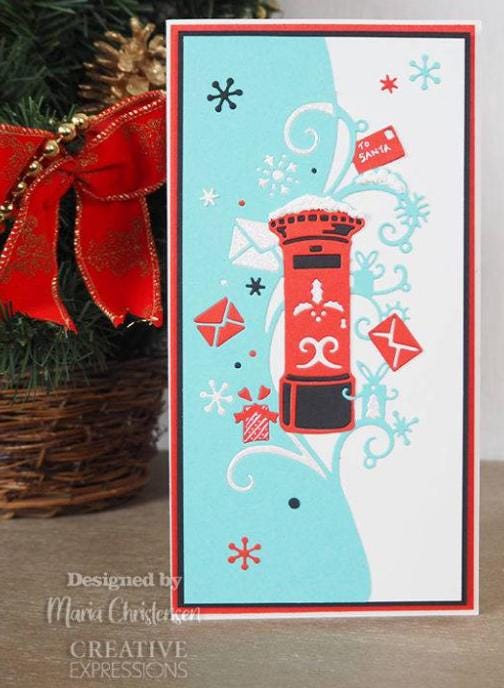 Christmas Post Edger die -  Creative Expressions Paper Cuts Collection