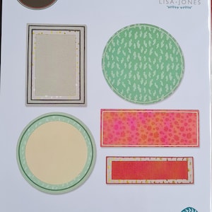 Sizzix Frames & Borders - 12 dies for matting motifs, sentiments etc