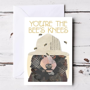Bear You're The Bees Knees – Playful & Sweet Greeting Card