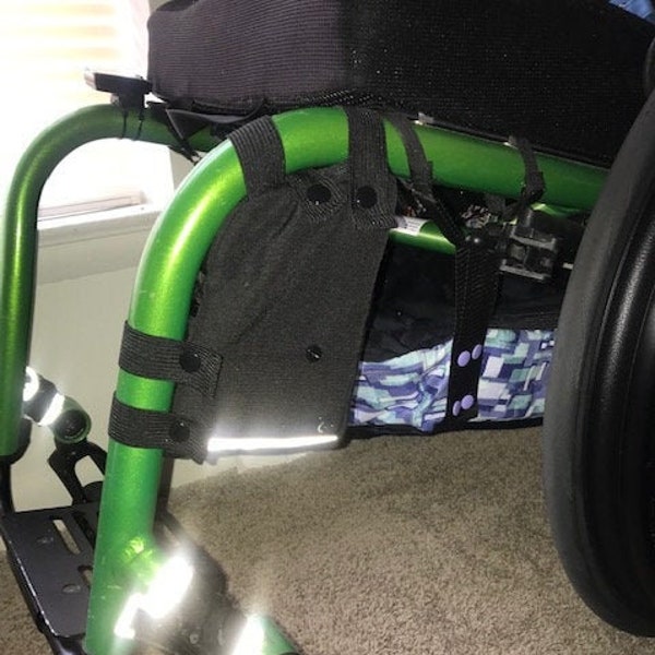 Phone pouch/holder for wheelchair