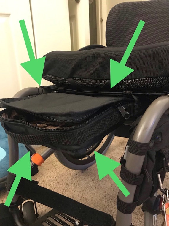 Wheelchair under-the-seat drawer